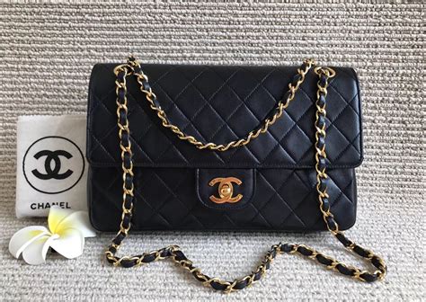 chanel vintage black lamb flap sticky pocket|Vintage Chanel purses.